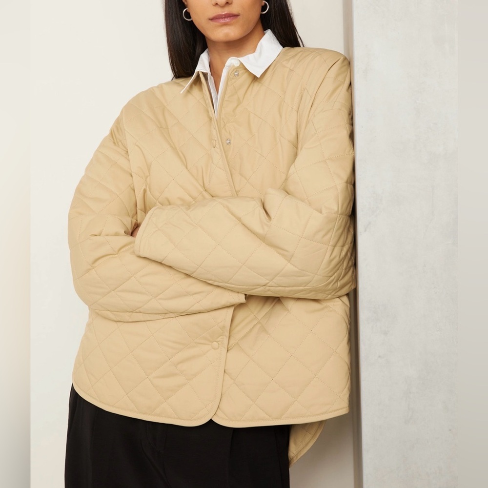 Toteme Quilted Jacket, S,Desert